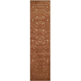 Echevarria Hand-Knotted Wool/Silk Gold Area Rug