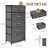 Jauier Metal 23.2'' W 6 - Drawer Dresser, Gray-783231051