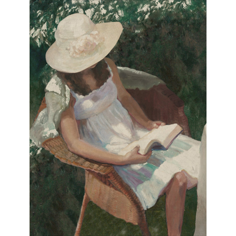 Afternoon Book 1' Print on Canvas