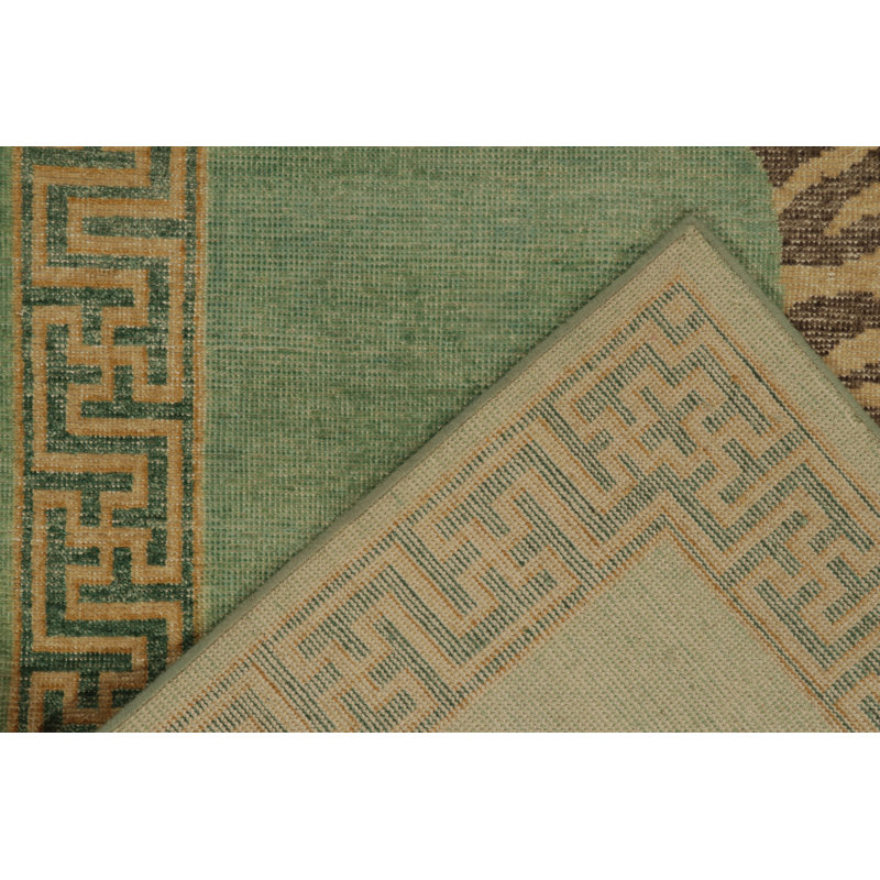 Distressed Homage Animal Print Area Rug, Rectangle 6' x 9'