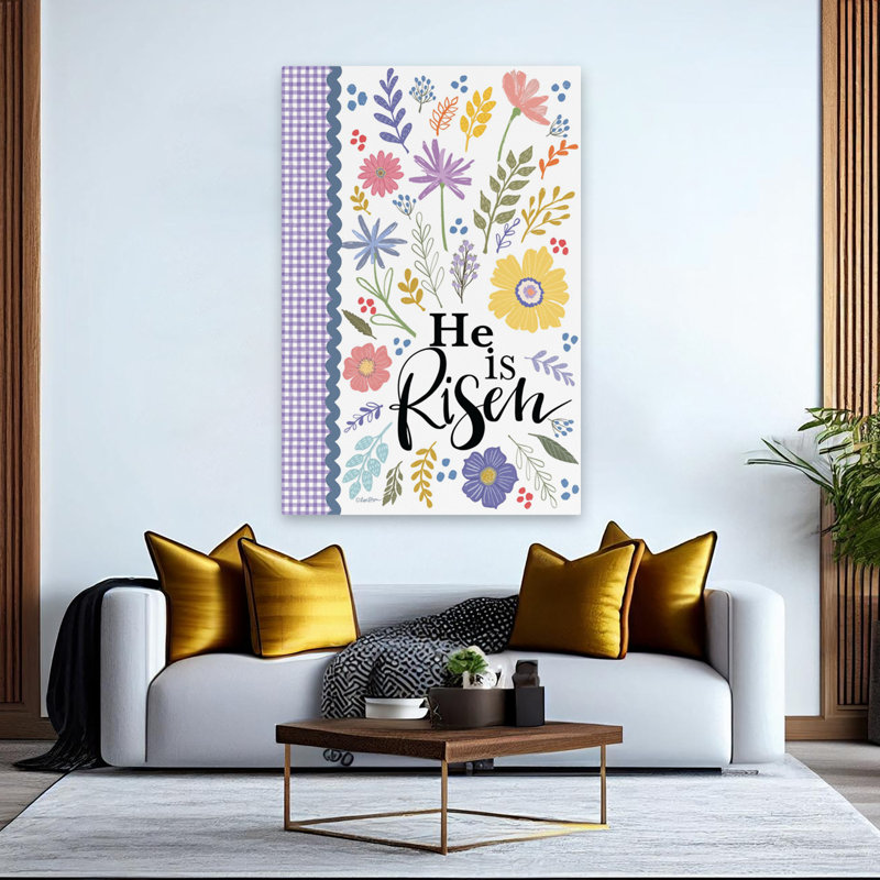 He Is Risen - Contemporary He Is Risen, H 60 po x l 40 po