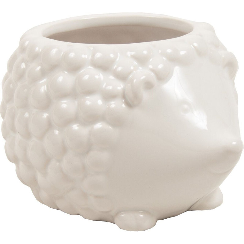 Pot à fleurs Michel White Hedgehog