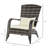 Alaizah Outdoor Rattan Adirondack Deck Chair Armrest Lounge Chair w/ Cushion-2108887654-2108887655