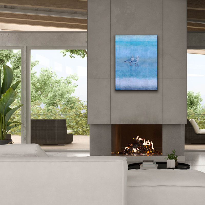 «Sky Blue Sea Gals» par Marta Wiley, H 34 po x l 26 po x P 1,5 po