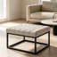 Linen Upholstered Bench