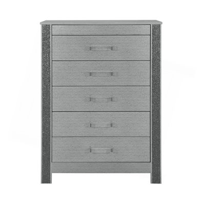 Commode argent Lorenzo