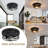 2-light Black Industrial Flush Mount Ceiling Light Fixtures 2pack