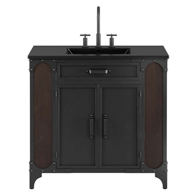 Ensemble de meuble-lavabo simple 36 po avec plateau Modfor Steamforge