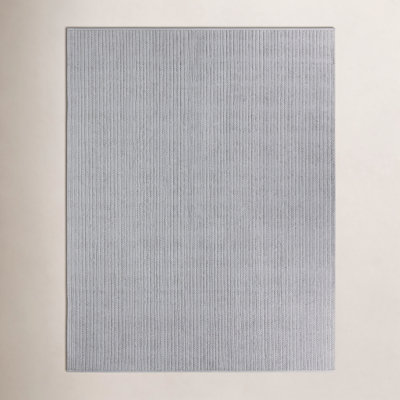 Cullen Light Gray Flatweave Outdoor Rug