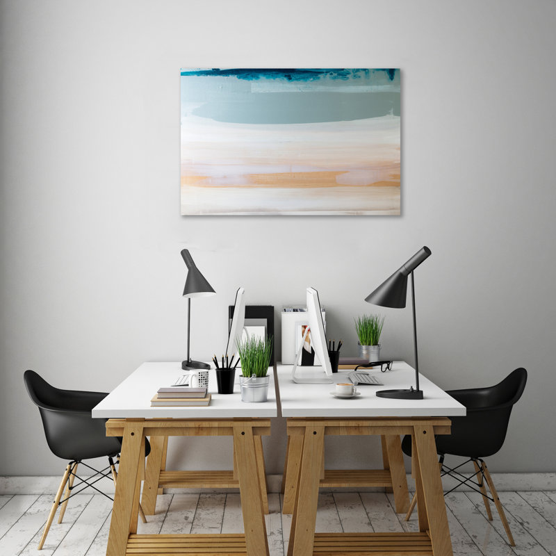 Weekend At The Beach by Kent Youngstrom - Wrapped Canvas Painting, 25 cm H x 38 cm W