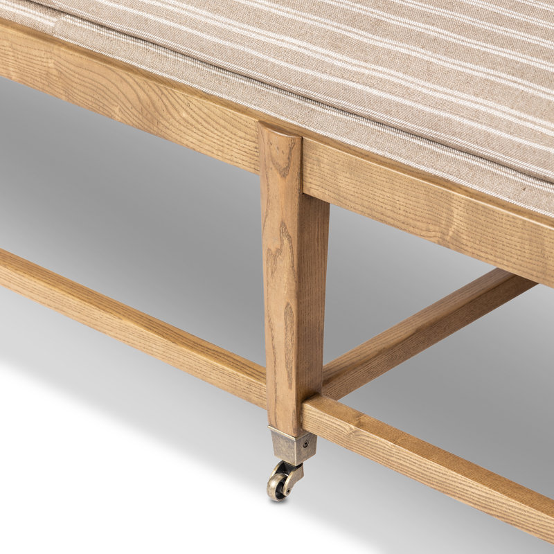 Eleanor Upholstered Bench, Rodin Sand