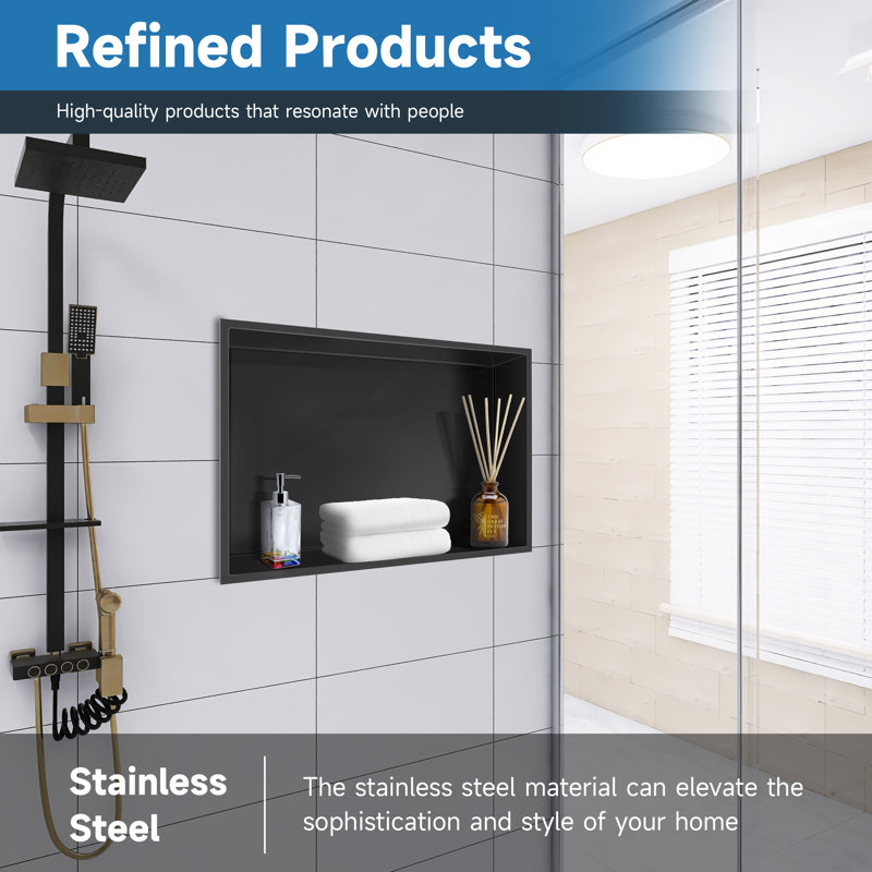 D Shampoo - Soap Standard Double Niche, Matte Black