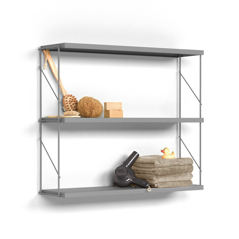 Tria Wall Shelf, Grey