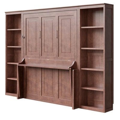 Murphy Bed with Desk and Bookshelf