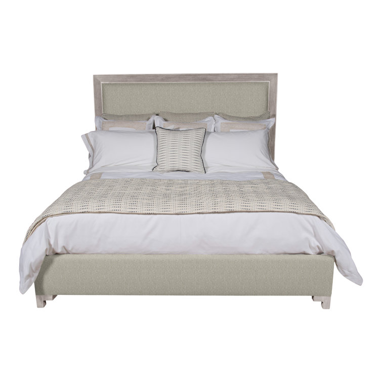 Louise/Lawrence King Upholstered Low Profile Panel Bed