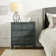 Commode d'appoint en bois massif avec station de charge Archaun