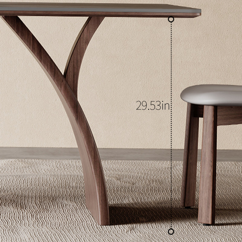 Table de salle à manger Young Sprout, H 29,53 po x L 62,99 po x l 31,5 po