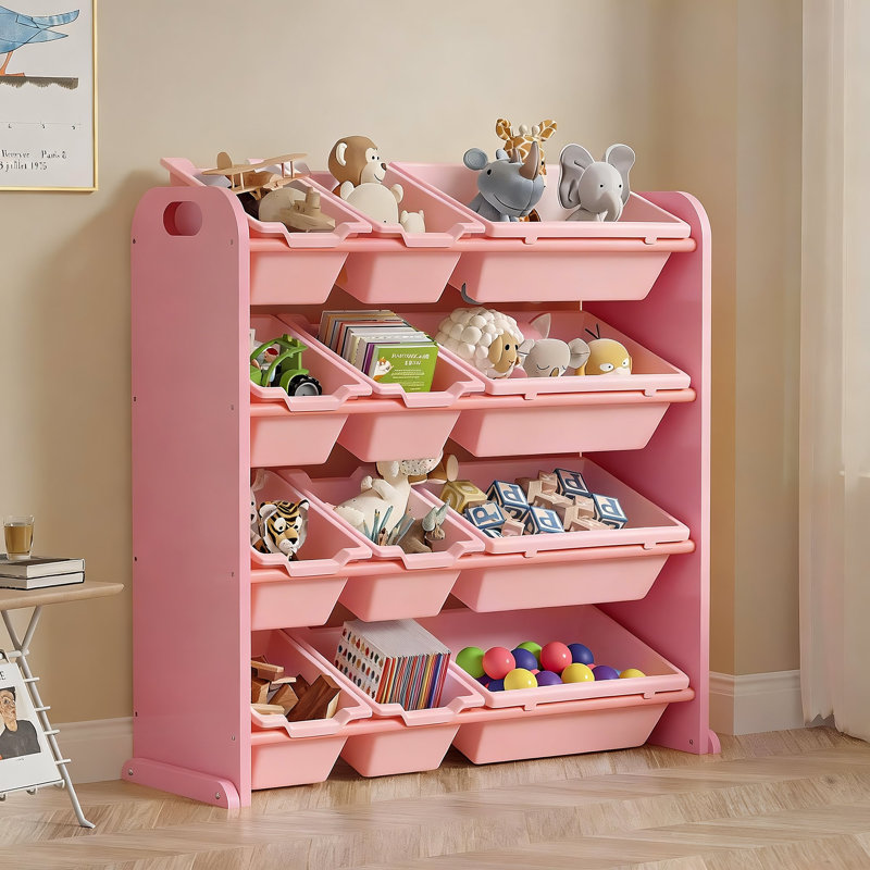 Support à 4 niveaux pour comptoir polyvalent, Rose