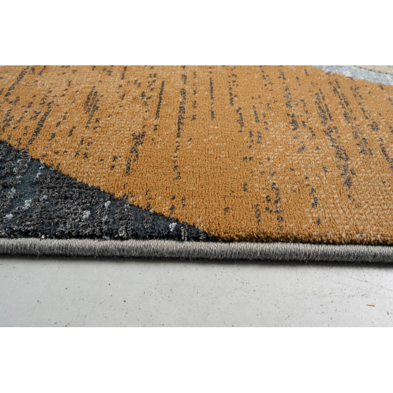 Canyon Brown/Black/Cream Rug, Rectangle 133 x 195 cm