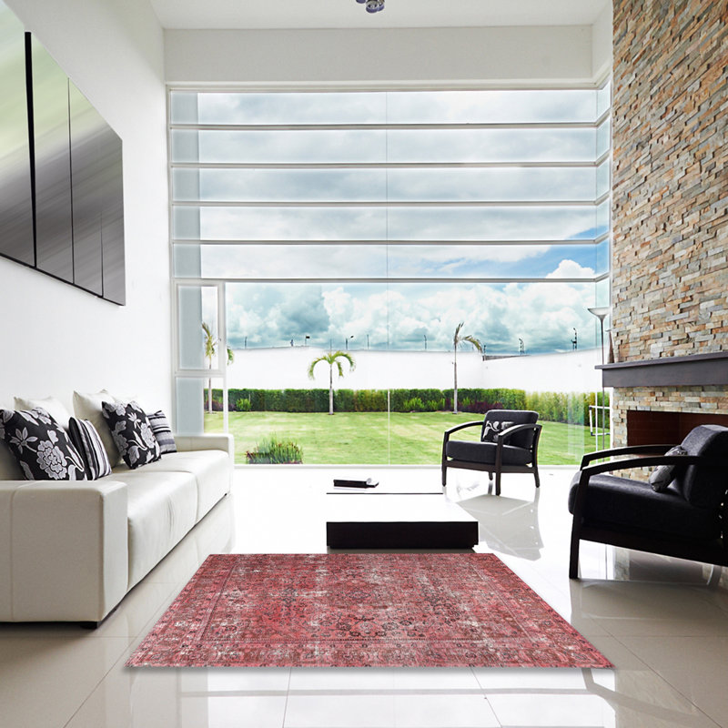 Kosmas Oriental Indoor Rug, Square 4'