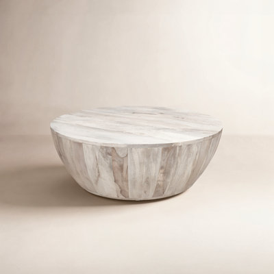 Teasdale Solid Wood Single Drum Coffee Table