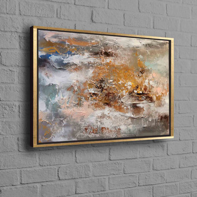 Abstract Oil Painting Print on Canvas for Modern and Contemporary Wall Decor
