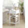 Nightstand, with a Drawer and 2 Storage Shelves, Space Saving, Modern