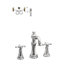 Weymouth High Arc Widespread Bathroom Faucet with Drain Assembly