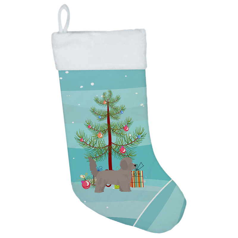 Chaussette de noël joyeux de noël, Doxiepoo gris