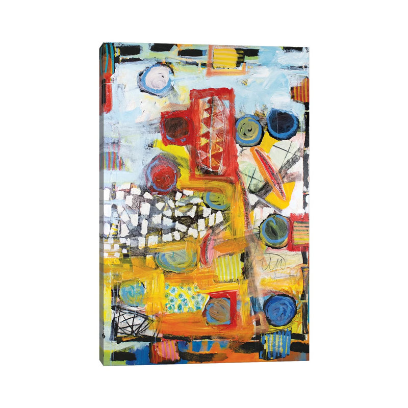 New World Order by Michelle Daisley Moffitt - Painting on Canvas, 45.72cm H x 30.48cm W x 1.91cm D, Wrapped Canvas