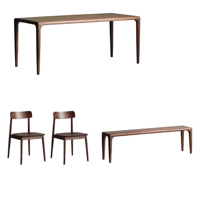 All solid wood multifunctional table set, 29.52"H x 62.99"L x 31.49"W