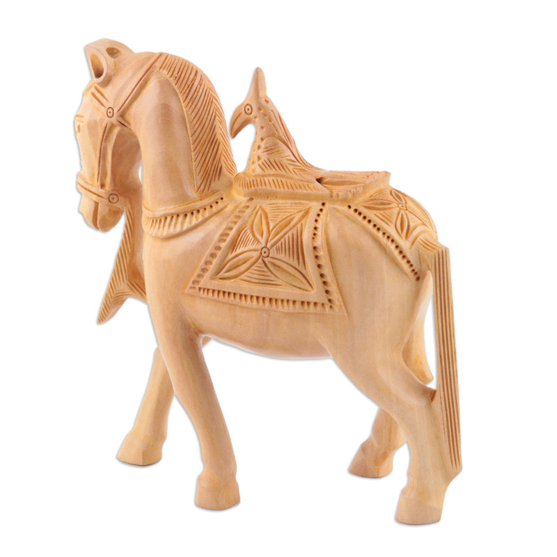 Sculpture moghole en bois