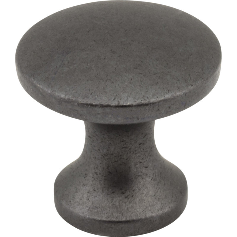 Slade 1" Diameter Mushroom Knob, Gun Metal