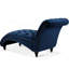 Chaise longue avec assise généreuse, éponge, procédé d'emboutissage profond, velours, assise spacieuse à structure de construction, rembourrage en éponge, mise à niveau esthétique riche, revêtement en velours