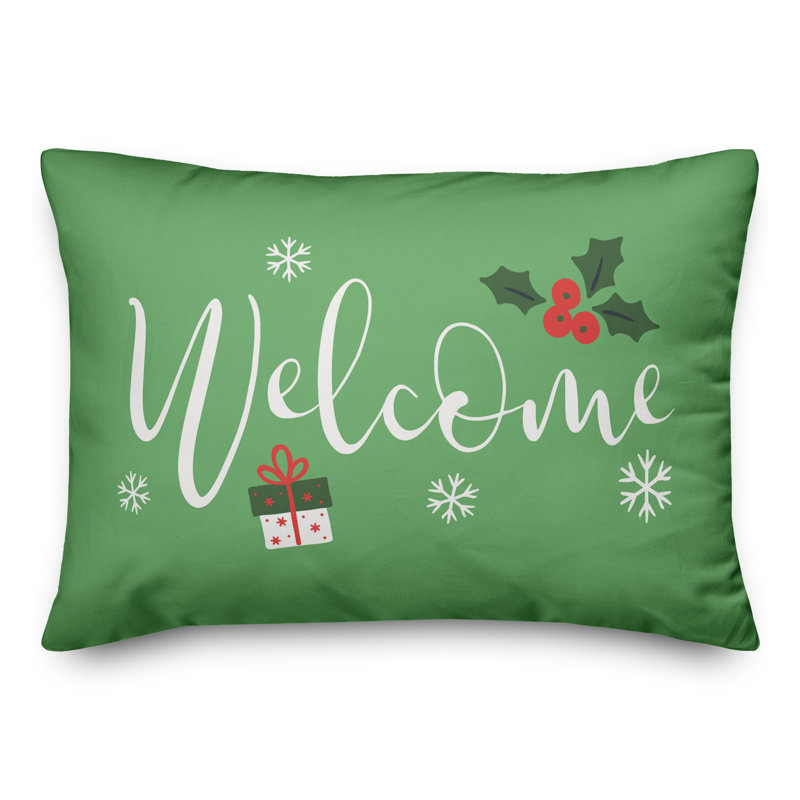 No Decorative Addition Throw Pillow, Green