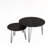 27.56'' Round Nesting Coffee Table Set of 2,  Circular Nesting End Table Set-331867823