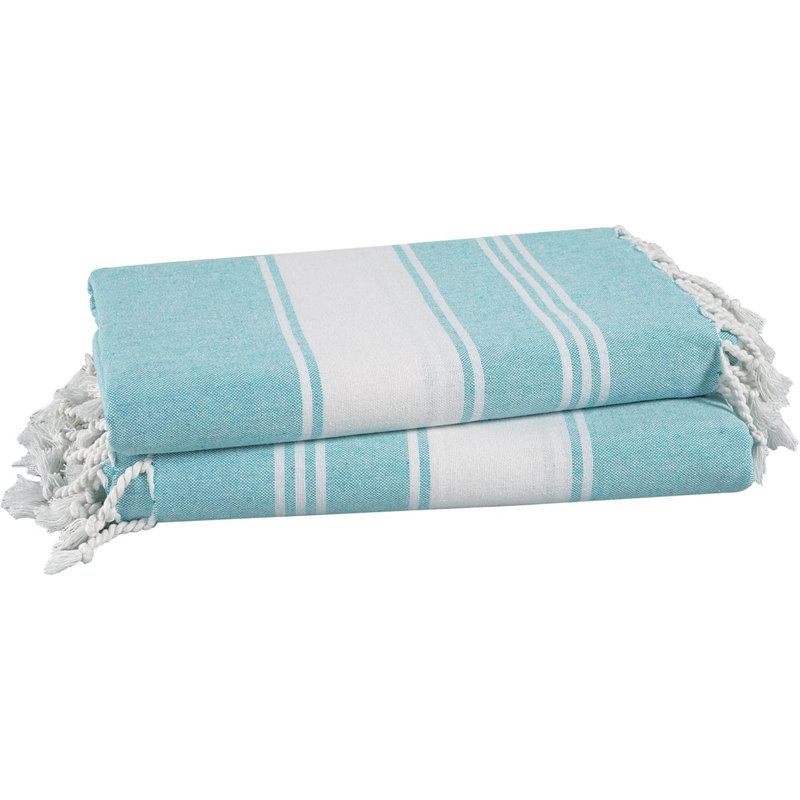 Turkish Beach Towels, 2 Pack Extra Large Beach Towel, Pre-Washed For Soft Feel, Oversized Sand Free Quick-Dry Pool Towel, Beach Towels For Adults, 39"X71" - Candy