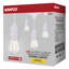 24Ft - LED String Light - Includes 12-S14 Bulbs - 2000K - White Cord