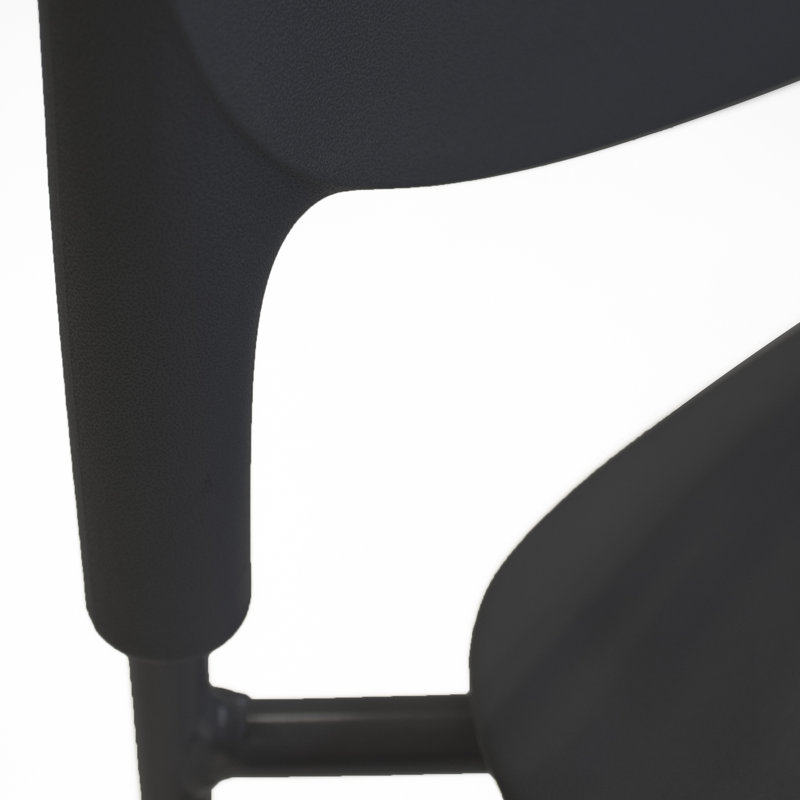 Chaise de salle à manger Calvin, Noir