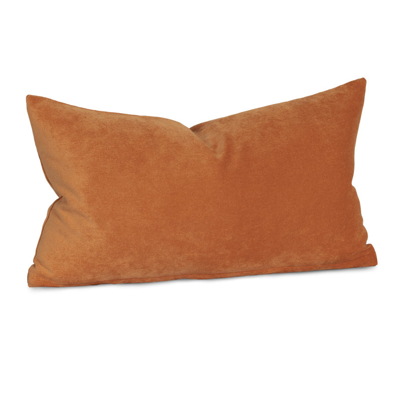 Wein Throw Pillow Cover & Insert, Coffee Bean, Rectangle 12"H x 21"W, Feather