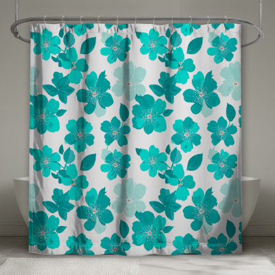 Rideau de douche floral - Boho bohémien