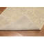 Tapis de laine noué la beige 3 pi x 6 po one-of-kind Henking