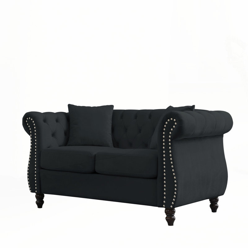Canapé moderne en velours Chesterfield