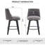 Ensemble de 2 tabourets de bar pivotants-125607705
