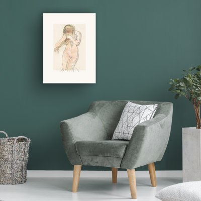 Étude de nu sur toile
