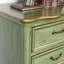 Simple commode d'appoint en bois vert