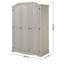 Palmea 3 Door Solid Wood Wardrobe-1292778407