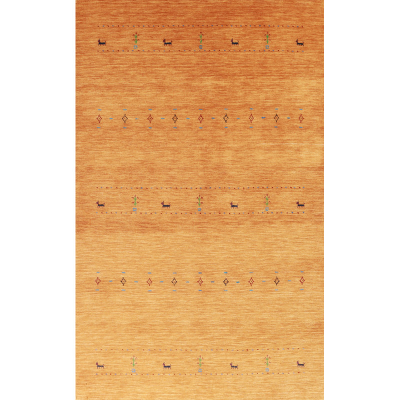 Tapis oriental petits animaux Gabbeh 5 x 8