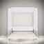 Space-saving Queen Murphy Bed With Storage Sofa, Modern Mdf Design