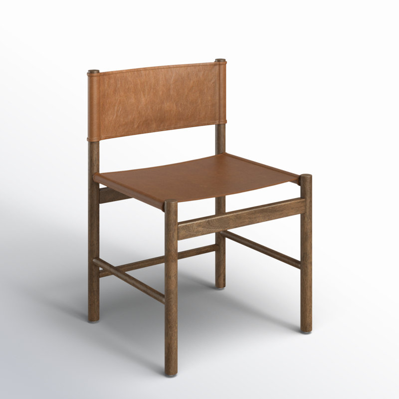 Kena Dining Chair-Vintage Natural, Sonoma Butterscotch Top Grain Leather, Vintage Natural